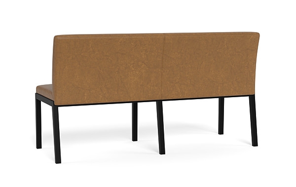 Callen Leather Wood Framed Upholstered Bench - Image 4
