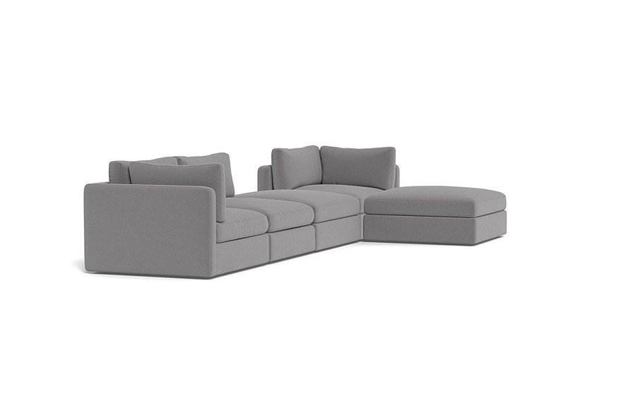 Tatum Modular Chaise Sectional with Open Ottoman - Image 3