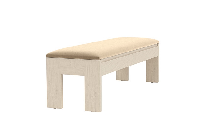 Cade Wood Framed Upholstered Storage Bench - Image 4