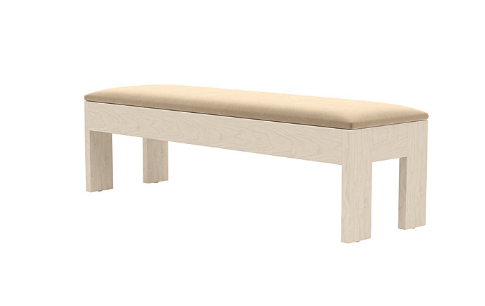 Cade Wood Framed Upholstered Storage Bench - Image 2