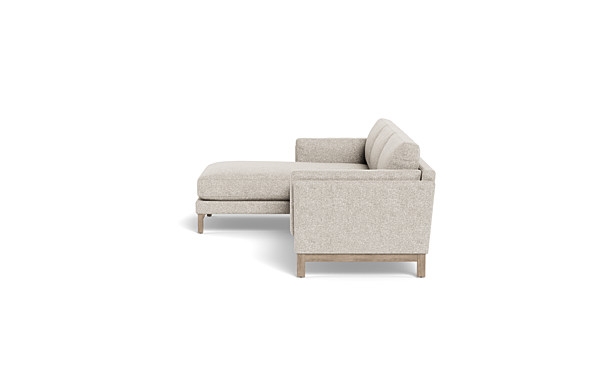 Gaby 3-Seat  Chaise Sectional with bench cushion - Image 1