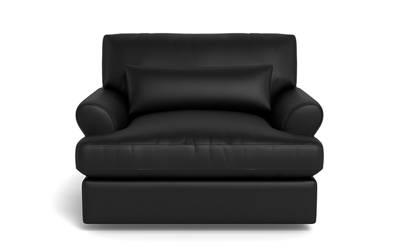 Maxwell Leather Swivel Chair by Apartment Therapy - Image 0