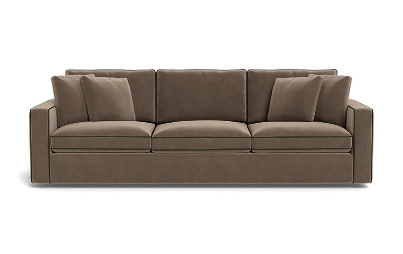 James 3-Seat Sofa with Contrast Piping - Image 0
