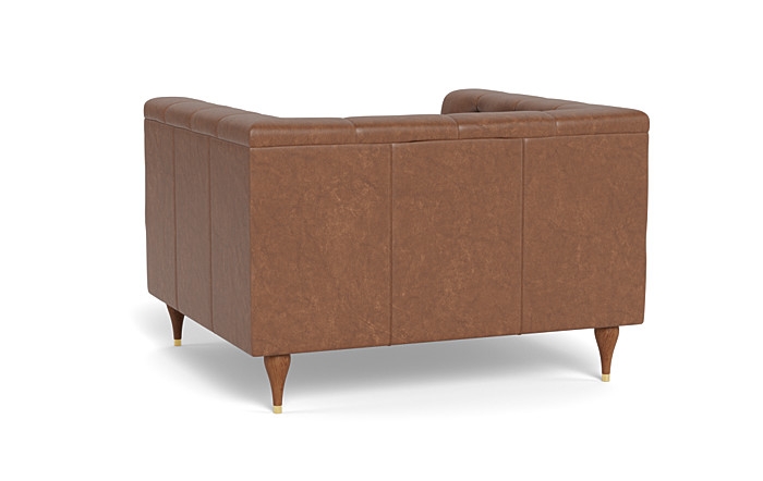 Ms. Chesterfield Leather Accent Chair by Apartment Therapy - Image 2