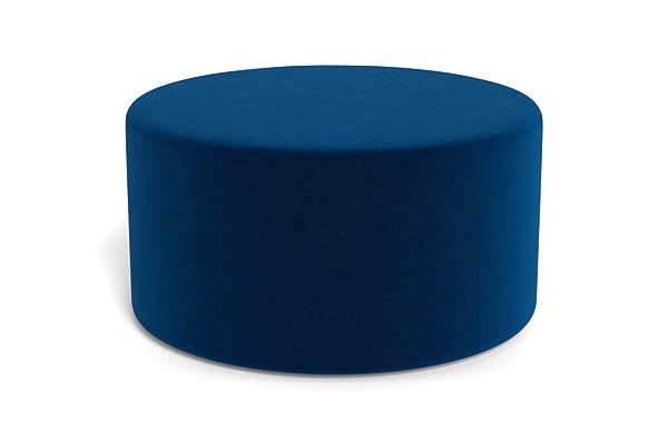 Colten Round Coffee Table Ottoman - Image 1