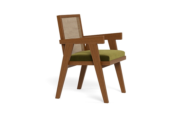 Rue Wood Framed Upholstered Chair - Image 1