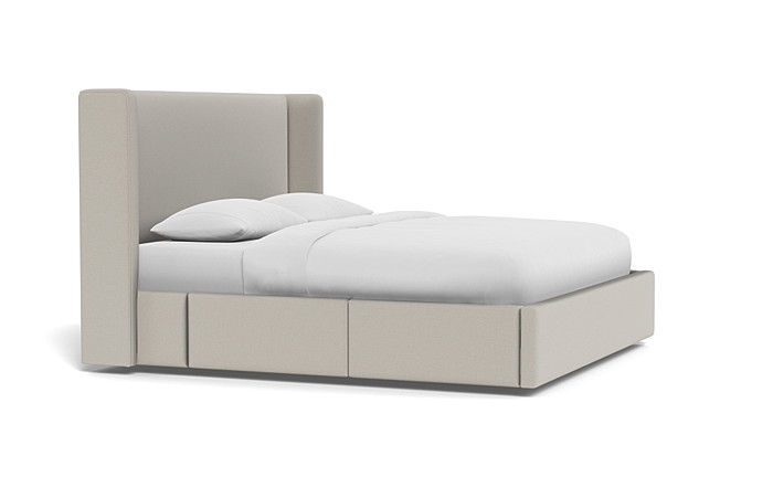 Graham Upholstered Bed with Storage Option - Image 4