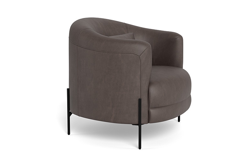 Fiona Leather Accent Chair - Image 2