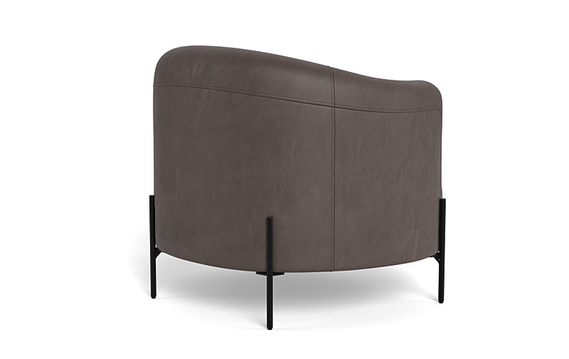 Fiona Leather Accent Chair - Image 1