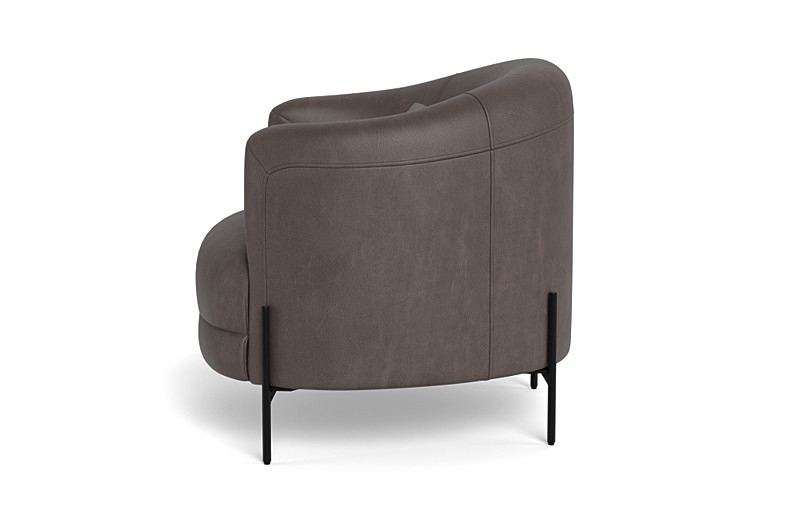 Fiona Leather Accent Chair - Image 4