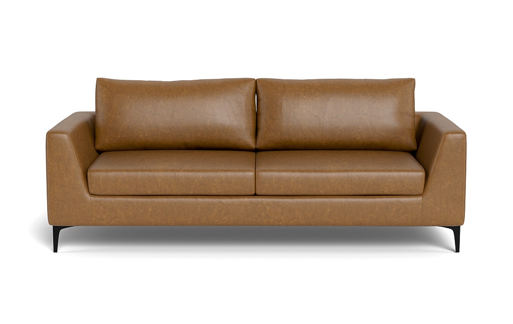 Asher 2-Seat Leather Sofa - Image 0