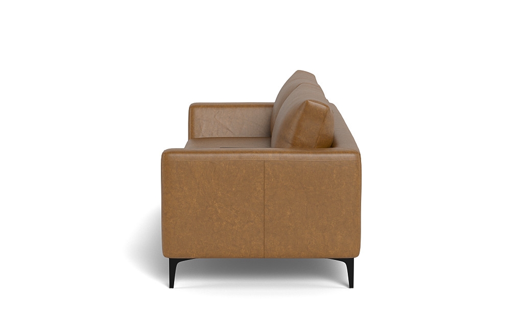 Asher 2-Seat Leather Sofa - Image 1