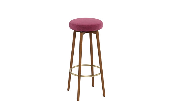 Caspine Upholstered Counter Stool - Image 2