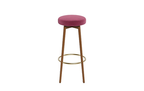 Caspine Upholstered Counter Stool - Image 3