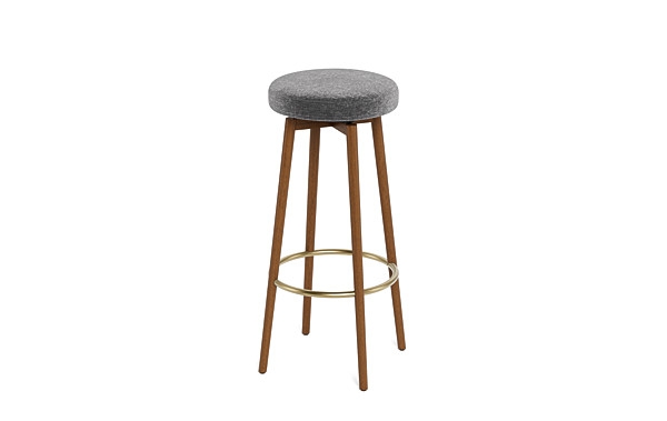 Caspine Upholstered Counter Stool - Image 3