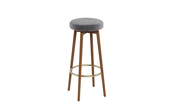 Caspine Upholstered Counter Stool - Image 4