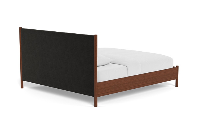 Percey Wood Framed Bed with Tufting Option - Image 2