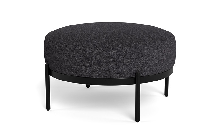 Kyle Round Stool Ottoman - Image 1