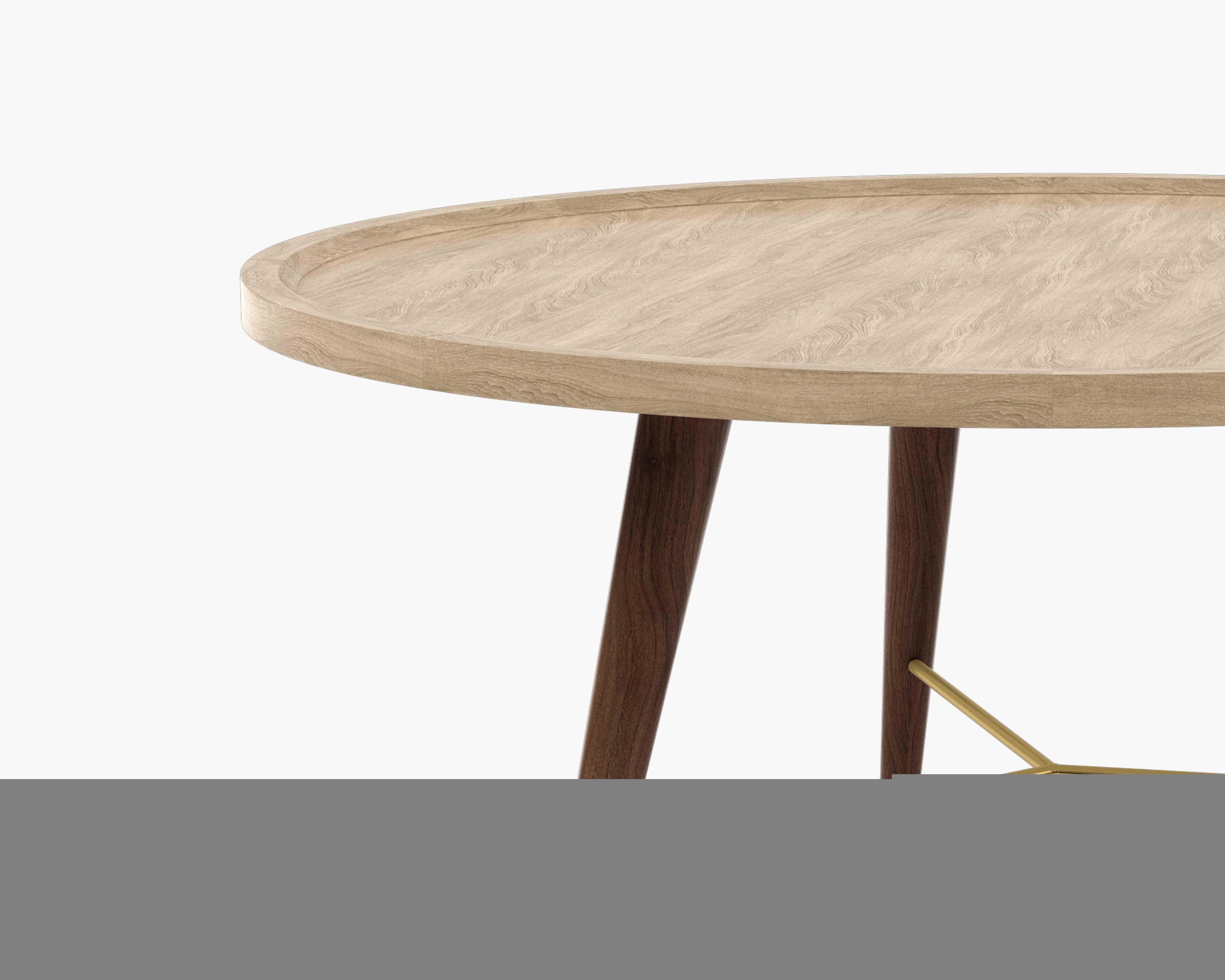 Brooks White Wash Oak Coffee table - Image 4