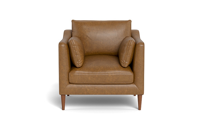 Caitlin Leather Petite Chair by The EverygirlÃ?Â® - Image 0