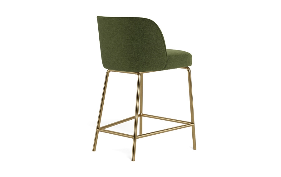 Graham Metal Framed Upholstered Counter Stool - Image 3