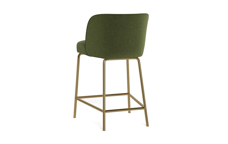 Graham Metal Framed Upholstered Counter Stool - Image 2