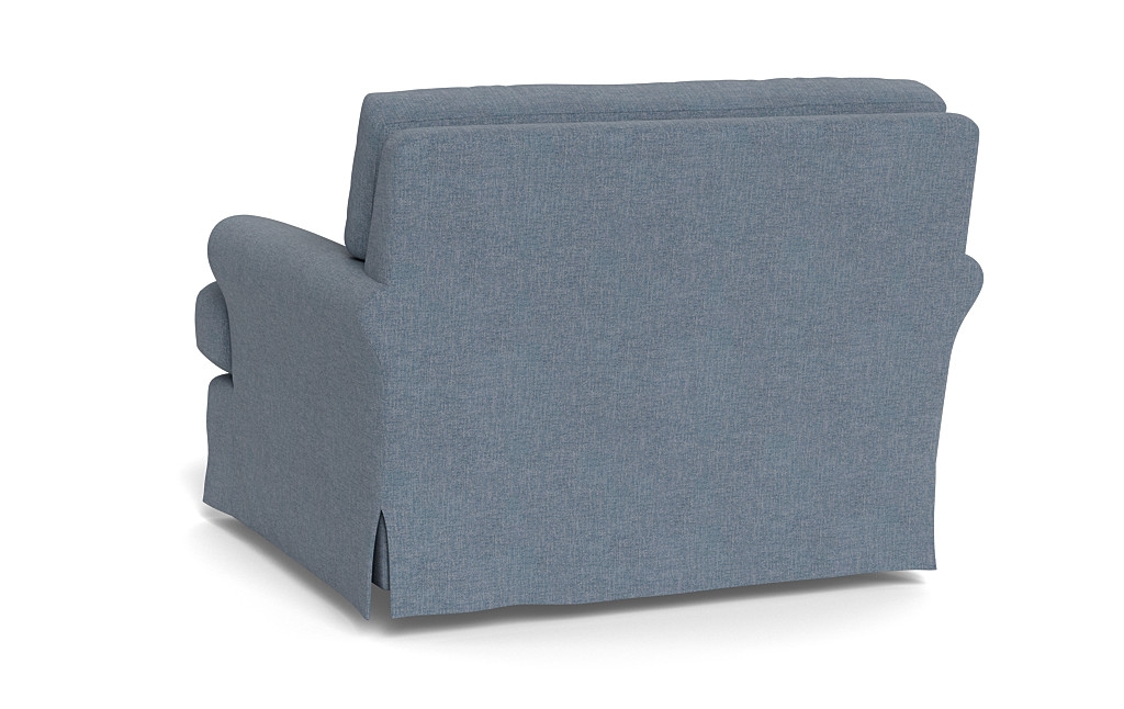 Maxwell Slipcovered Swivel Chair by Apartment Therapy - Image 2