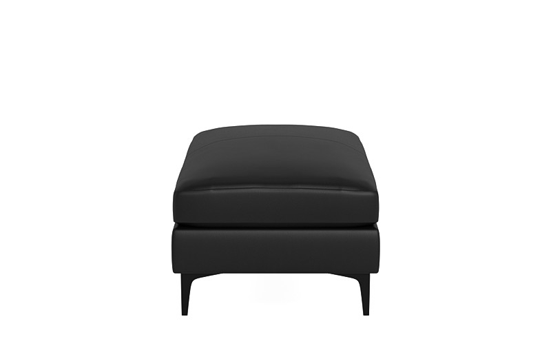 Sloan Leather Storage Ottoman - Image 3