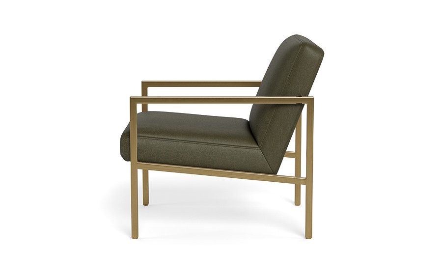 Fritz Leather Accent Chair - Image 2