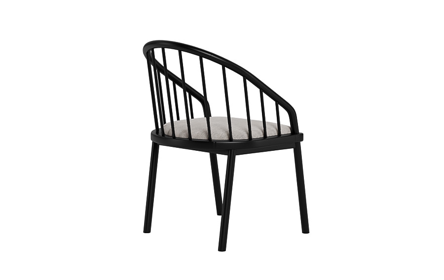 Alten Wood Framed Upholstered Seat Chair - Image 2