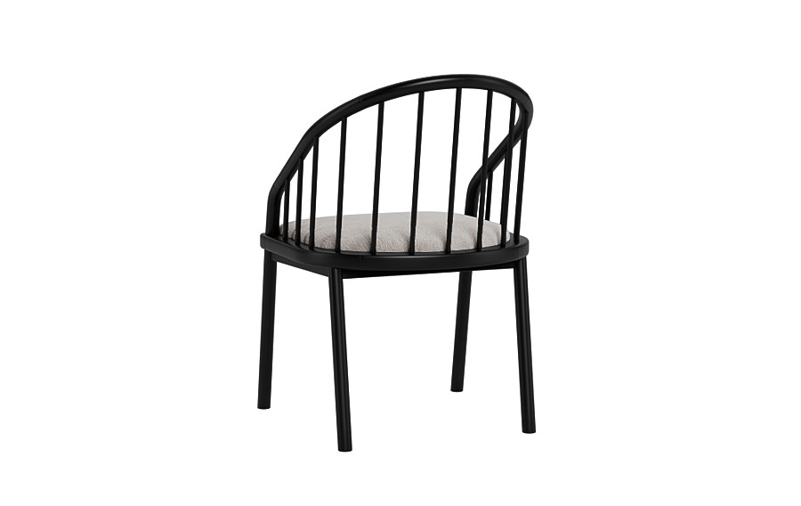 Alten Wood Framed Upholstered Seat Chair - Image 4