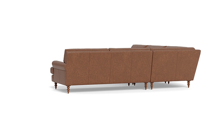 Maxwell Leather Corner 4-Seat Sectional Sofa by Apartment Therapy - Image 2
