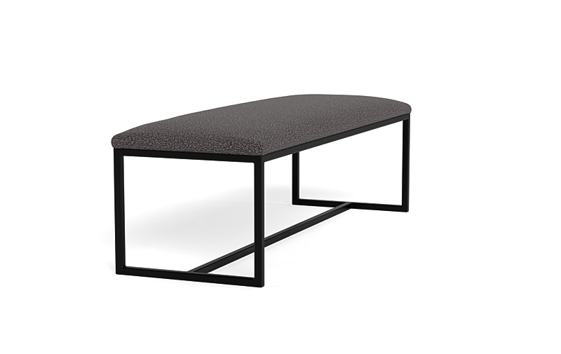 Fritz Metal Framed Upholstered Bench - Image 2