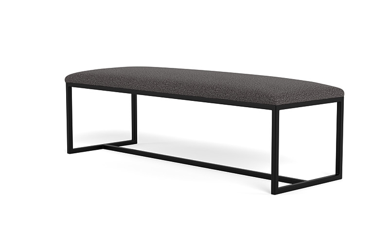 Fritz Metal Framed Upholstered Bench - Image 3
