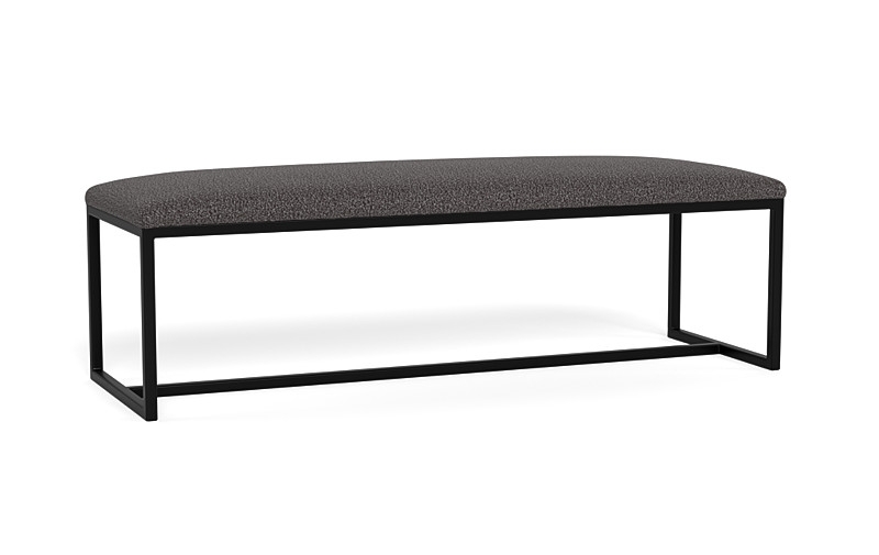 Fritz Metal Framed Upholstered Bench - Image 1