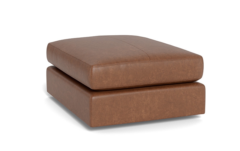 Beckham Leather Modular Rectangle Ottoman - Image 2