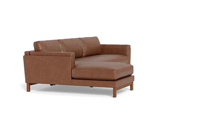 Gaby Leather 3-Seat  Chaise Sectional - Image 3