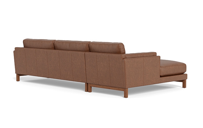 Gaby Leather 3-Seat  Chaise Sectional - Image 2
