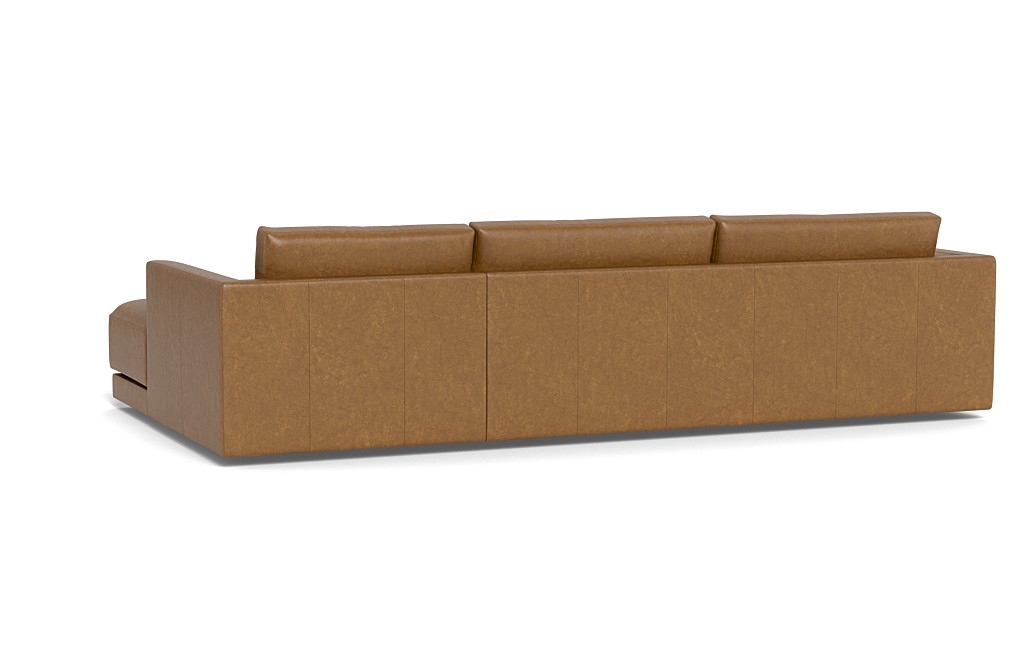 Lukas Leather 3-Seat Right Chaise Sectional - Image 4