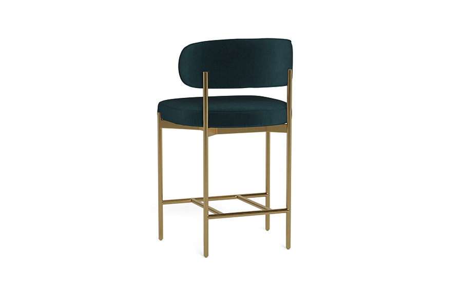 Hollis Metal Framed Upholstered Counter Stool - Image 2