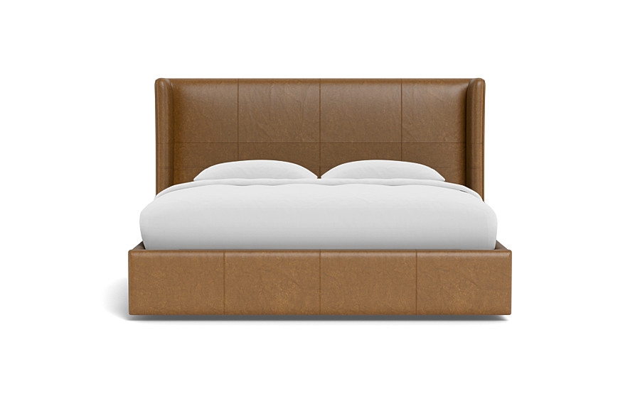 Graham Leather Upholstered Bed with Storage Option - Image 0