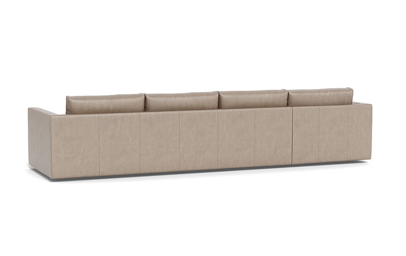 Lukas Leather 4-Seat Left Chaise Sectional - Image 2