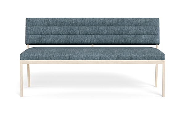 Nora Wood Framed Upholstered Bench - Image 0