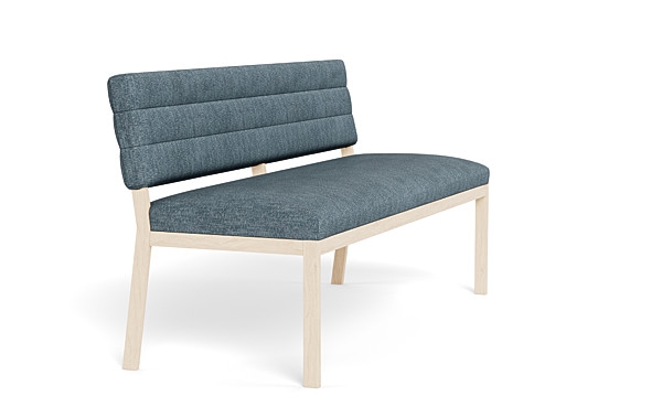 Nora Wood Framed Upholstered Bench - Image 1