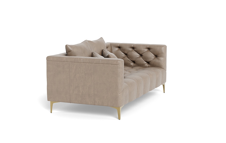 Ms. Chesterfield Leather Loveseat - Image 3