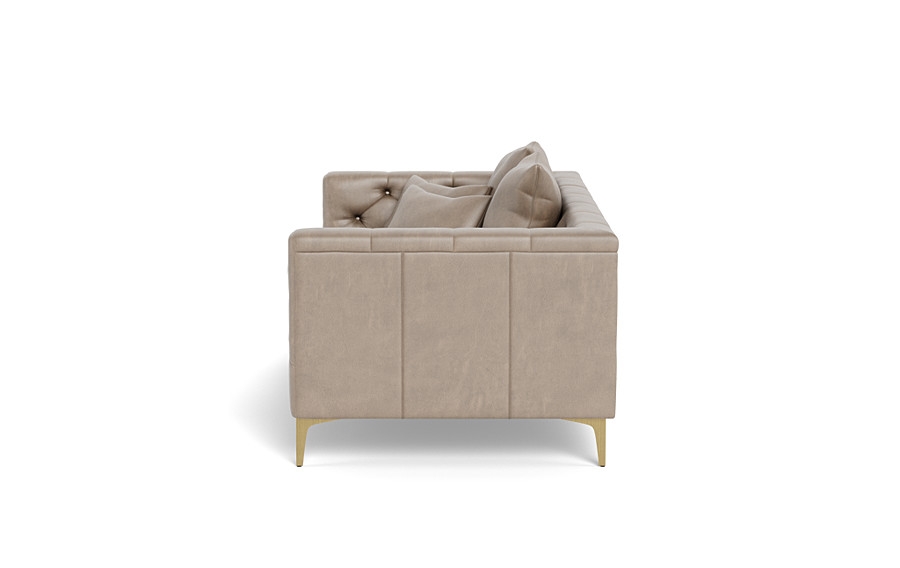 Ms. Chesterfield Leather Loveseat - Image 1