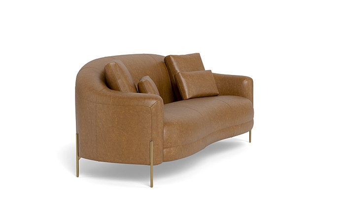Fiona Leather 3-Seat Sofa - Image 2