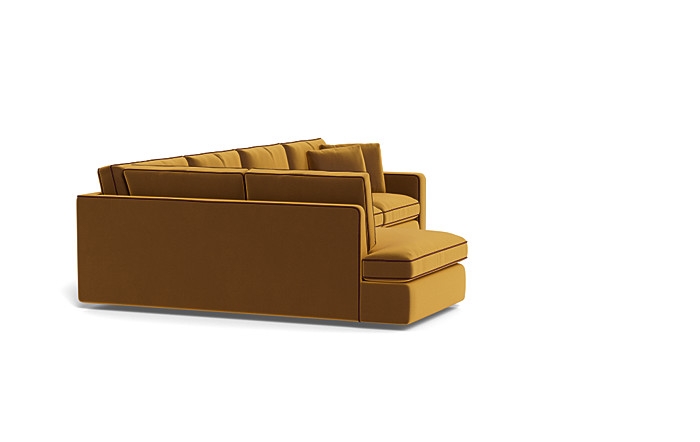 James 4-Seat  Bumper Sectional with Contrast Piping - Image 3