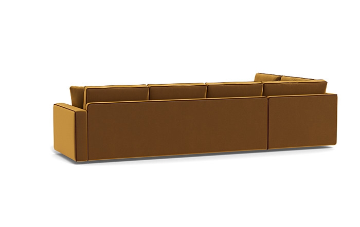 James 4-Seat  Bumper Sectional with Contrast Piping - Image 1