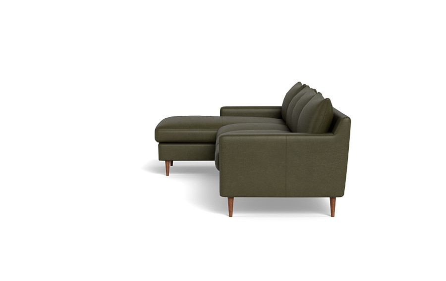 Sloan Leather 4-Seat  Chaise Sectional - Image 4